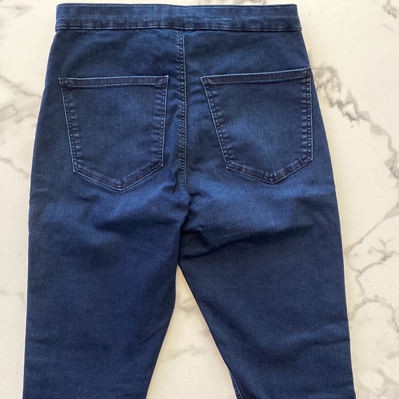 NWOT Topshop Joni High Rise Super Skinny Denim Indigo Blue Jeans Jegging US 10 - Picture 9 of 10